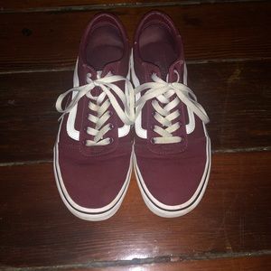 Maroon classic Vans